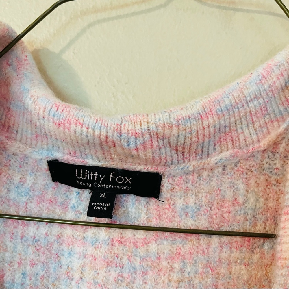 NWT Multicolored Sleeveless Sweater - Picture 5 of 7